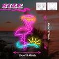 thumbnail image 2 of Flamingo Neon Signs for Wall Decor 15.7"x 5.5" LED Neon Light with On/Off Switch USB Operated Neon Sign for Bar Gamimg Room Kid Room Bedroom Decor, 2 of 6