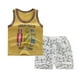 thumbnail image 1 of 24M 65PinkSummer Cute Cartoon 2pcs Niños Bebé Niños Niñas Chaleco de dibujos animados Top Shorts Pantalones Conjunto Ropa Niños Pijamas Niñas Ropa Conjuntos esquí esquí Gafas de esquí, 1 of 4