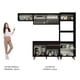 thumbnail image 5 of Madesa Gabinete de Cocina Completa Integral 260 cm Reims Negro 08, 5 of 10