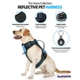 thumbnail image 6 of Emperor Pets Blue Vest Dog Harness for Large Dogs - No Pull Dog Harness with 2 Leash Clips, Premium Oxford Soft Padded large dog harness, Dog Harness for Large Dogs (L, Blue), 6 of 10