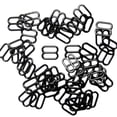 thumbnail image 4 of Ganchos de costura de metal negro para tirantes de sujetador, aprox. 100 unidades, 15 tipos a elegir. 13mmx10mm deslizante, 4 of 6