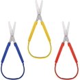 thumbnail image 1 of 3pcs Loop Scissors Spring Scissors With Squeeze HandlesTraining Loop Scissors Colorful Grip Scissors Loop Handle With Easy-open, 1 of 4