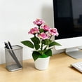 thumbnail image 6 of PBAZIH Simulated Flower Bonsai Plastic Decoration for Home and Office Realistic Green Plant Ornament for Living Room, Dining Room, and Workspace Ambiance, 6 of 6