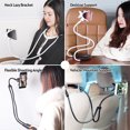 thumbnail image 4 of Amdohai Multifunctional Smartphone Neck Bracket Flexible Hose Support Lazy Neck Phone Holder for Free Hands Compatible with Cell Phones White, 4 of 7