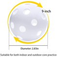 thumbnail image 3 of 12 Pack Plastic Baseball Practice Baseballs For Hitting, Indoor Outdoor Lightweight Balls Baseb, 3 of 4