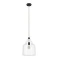 thumbnail image 2 of Hunter - Dunshire 1-light Noble Bronze, Medium Size Pendant Light, Dimmable, Casual Style, Bell Shaped, for Bedrooms, Dining, Living Rooms - 19654, 2 of 8