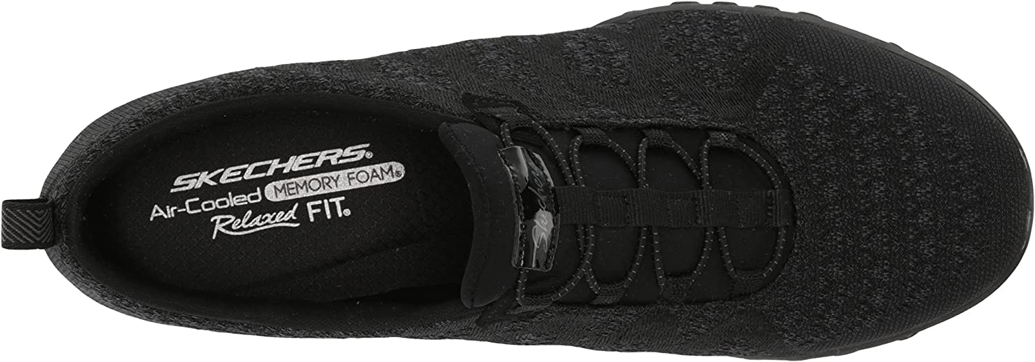 skechers relaxed fit memory foam womens slip on air cooled