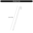 thumbnail image 3 of Canopy Garden Nails Fixed Spikes Used to Support Camping Tent Camping Tent Pile, Aluminum Alloy Canopy Tent Ground Nails silver, 3 of 4