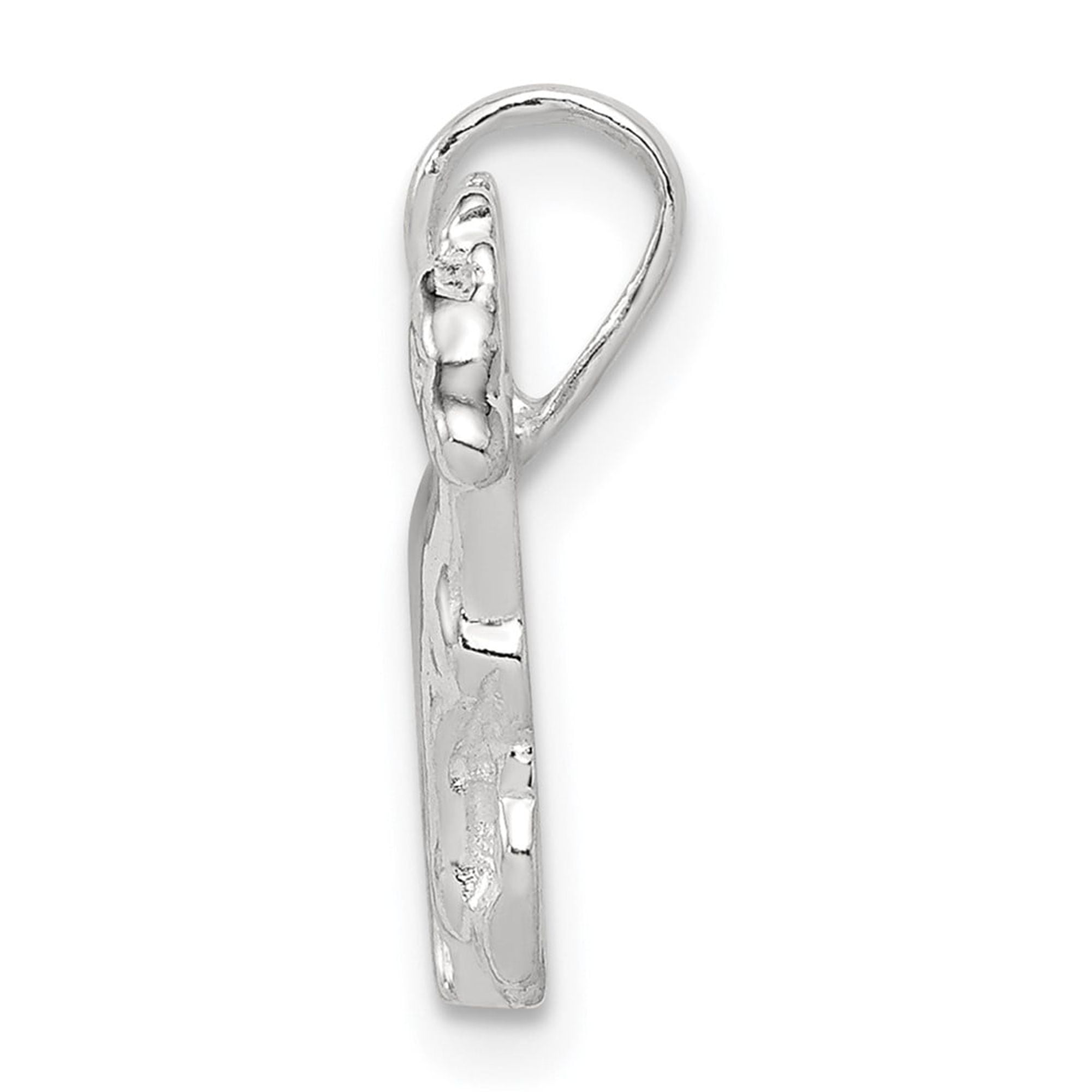925 Sterling Silver Running Horse Pendant Charm, Western Equestrian Jewelry