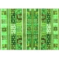 thumbnail image 1 of Ahgly Company Indoor Rectangle Abstract Green Modern Area Rugs, 8' x 10', 1 of 4