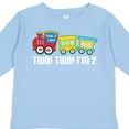 thumbnail image 4 of Inktastic 2nd Birthday Two Two Train Boys Long Sleeve Toddler T-Shirt, 4 of 5