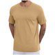 thumbnail image 2 of pstuiky camisetas de hombre, Camiseta deportiva de manga corta fina de seda de hielo para hombre, sin costuras, de talla grande, transpirable y de secado rápido, de manga corta y cuello redondo. xxxl, 2 of 5