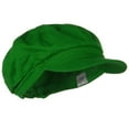 thumbnail image 3 of Cotton Elastic Big Size Newsboy Cap - Lime XL-2XL, 3 of 5