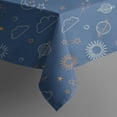thumbnail image 5 of Sun Moon Cloud Star Pattern Square Tablecloth,Waterproof Square Table Cover,Wipeable Spillproof Washable Table Cover for Home Kitchen Party Decor 42"X42"(107x107cm), 5 of 6