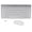 Silver, variant on YAHHU Slim 2.4GHz Wireless Keyboard and Mouse Kit for Desktop Laptop, 78 Keys Scissor-Switch Ergonomic Combo, Black (15 inches / 38 cm)