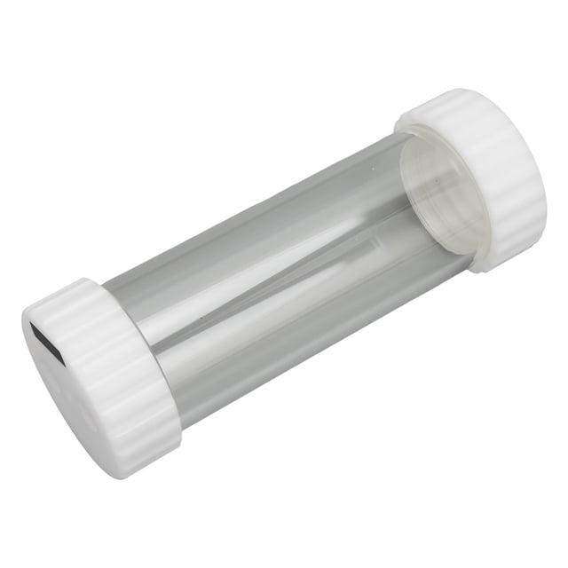 Tanque Cilíndrico De Refrigeración Por Agua, Tanque De Refrigeración Por Agua Resistente Al Calor Conexión Hermética Diámetro Exterior De 60 Mm PMMA POM Para Computadora