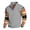 Gray, variant on CCRFTGI Sweatshirts for men Pullover Casual Ethnic Athletic Long Sleeve Button Stand Collar Sweatshirt Light Green S