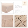 thumbnail image 4 of Juego de Sábanas King Size 2800 Hilos Extra Suave Premium Textura Rayada Soft Nature, 4 of 5