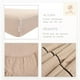 thumbnail image 4 of Juego de Sábanas King Size 2800 Hilos Extra Suave Premium Textura Rayada Soft Nature, 4 of 5