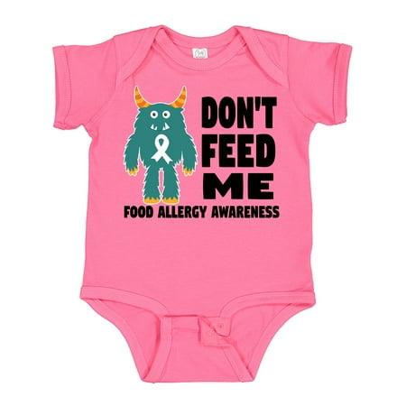 

Inktastic Dont Feed Me with Monster Gift Baby Boy or Baby Girl Bodysuit