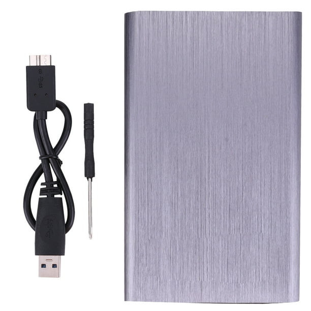 Caja SSD MSATA A USB 3.0 6 Gbps para SSD MSATA 30*25/30*50 (gris)