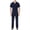 Navy, variant on TOPTIE Coverall for Men Short Sleeve, Work Jumpsuit Zip Up Coverall for Mechanics, Khaki Coverall