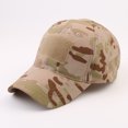 thumbnail image 1 of Gorra de béisbol con diseño de camuflaje para fanáticos militares, gorra de camuflaje táctico de fuerzas especiales, gorra deportiva con velcro para parasol, 1 of 6
