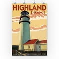thumbnail image 3 of Cape Cod, Massachusetts, Highland Light (36x54 Giclee Gallery Art Print, Vivid Textured Wall Decor), 3 of 3