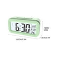 thumbnail image 2 of Smart Temperature-Activated Clock, Silent LCD Alarm Clock, Light-Sensing Electronic Clock for Bedroom, Snooze Function, Home or Office Timekeeping, 2 of 2