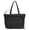 Puffy Black-B, variant on WANDF Foldable Tote Bag for Women,15.6 Inch Laptop Bag with Bottle Pockets,Water-Resistant Work Tote with 4 Outside Pockets, Packable Travel Shoulder Bag for Ladies,Girlfriend,Nurse(Black)