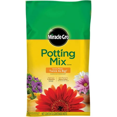 Miracle-Gro Potting Mix, 1 cu ft (Best Garden Soil Mix)