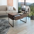 thumbnail image 2 of Treevol Furniture,  Lift Top Coffee Table With Drawer Vezu, Dark Walnut Finish- Living Room, 2 of 9