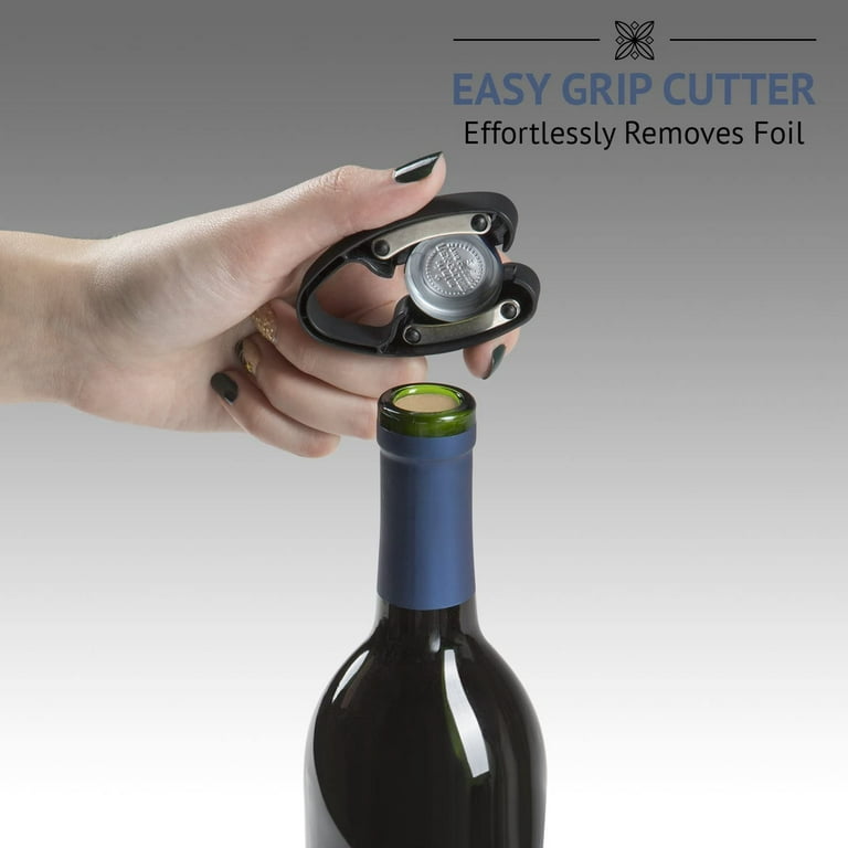 Ivation Electric Wine Opener,7-Piece Wine Gift Set, Electric Bottle Opener, Wine Aerator Pourer