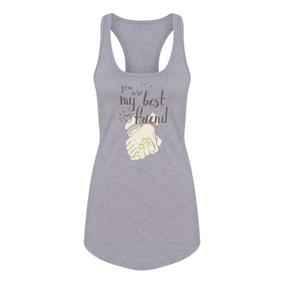 You Are My Best Friend Racerback Tank Women -Image by Shutterstock, Female Small