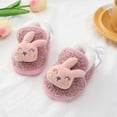 thumbnail image 6 of Baby Boys Girls Bootie Slippers, Newborn Winter Cartoon Soft Sole Shoes, Plush Warm Infant Toddler Prewalker Boots, Pink, 6 of 6