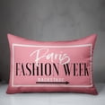 thumbnail image 2 of Creative Products Paris Fashion Week Design 14x20 Spun Poly Pillow, 2 of 2