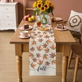thumbnail image 2 of Fall Table Runner 108 Inches Long Farmhouse Dress Scarves, Thanksgiving Autumn Gradient Maple Leaf on Linen Dining Tablerunner for Coffee Table/Kitchen Island/Party Décor, 13" x 108", 2 of 8