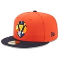 thumbnail image 1 of Men's New Era Orange Las Vegas Aviators Authentic Collection Alternate Logo 59FIFTY Fitted Hat, 1 of 5
