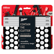 Ziploc Brand Chic Collection Skinny Stuff Accessory Bags, 5 Bags