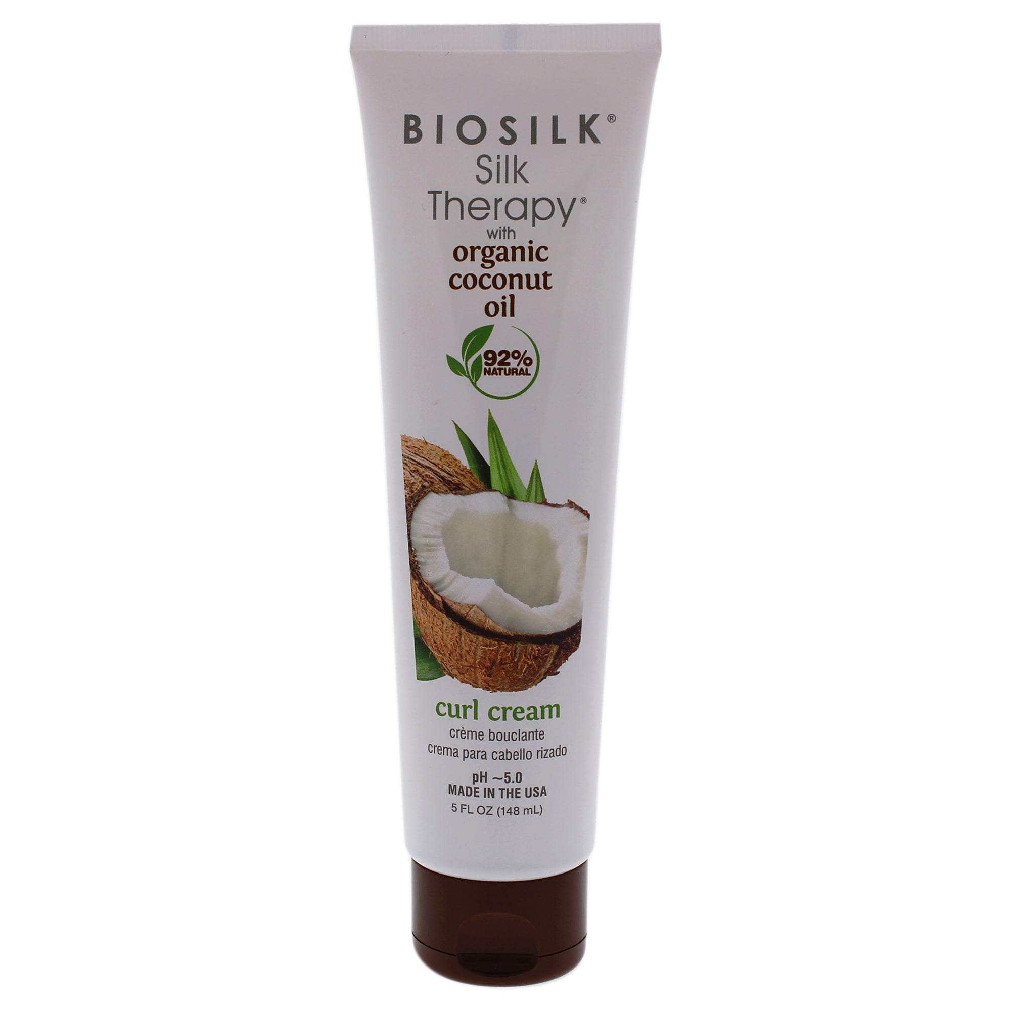 Silk Therapy with Organic Coconut Oil Curl Cream by Biosilk for Unisex - 5 oz Cream | Walmart Canada Silk Therapy with Organic Coconut Oil Curl Cream by Biosilk for Unisex - 5 oz Cream | Walmart Canada