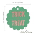 thumbnail image 6 of Inkdotpot Rose Gold Foil Paper Hang Tags Trick Or Treat Halloween Favor Tags 50 Pieces, 6 of 6