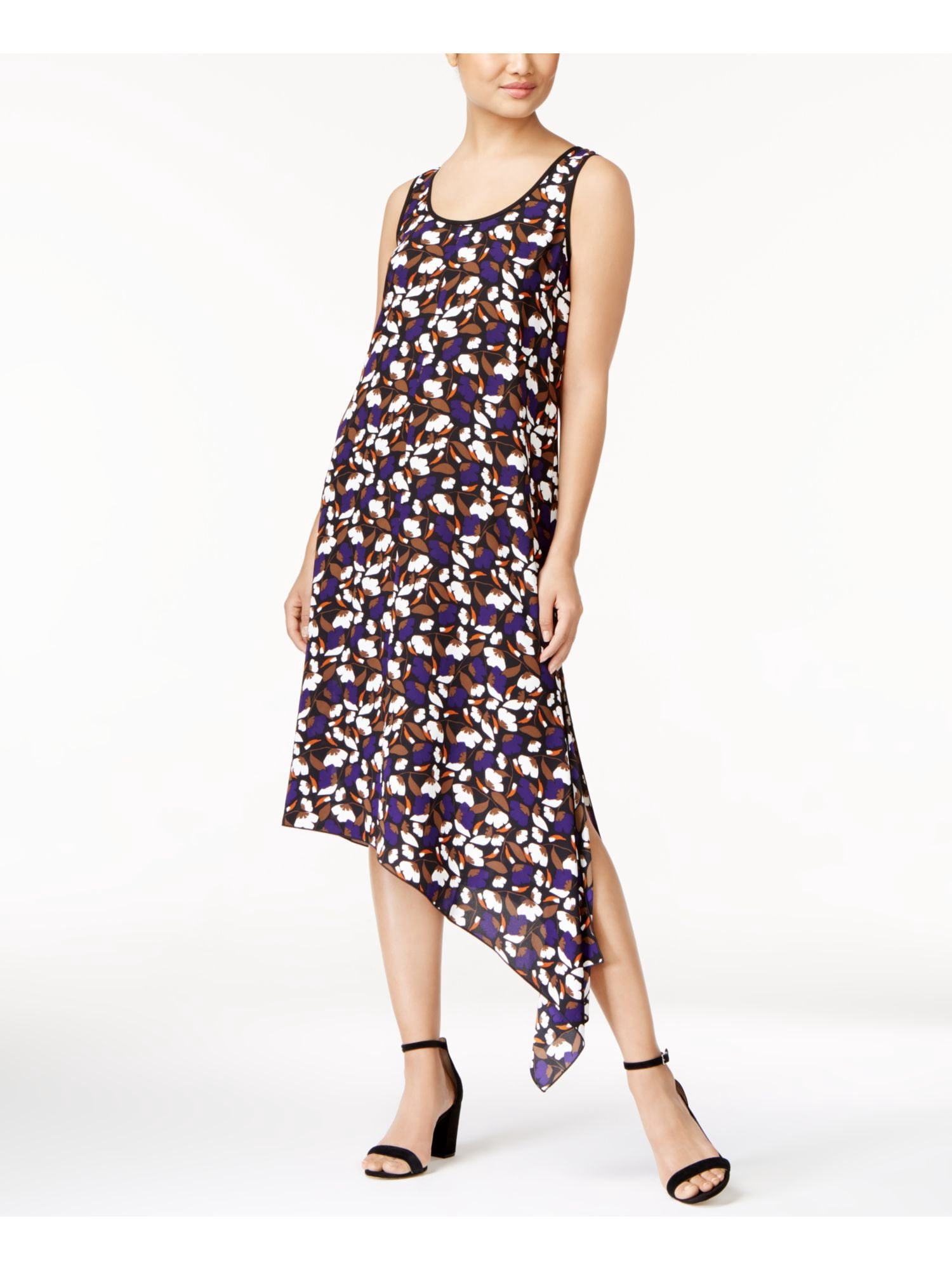 Anne Klein Womens Floral Print 