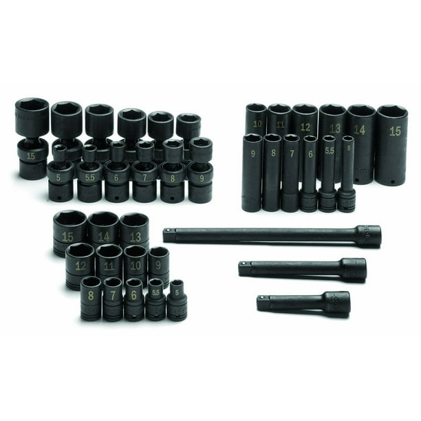 Sk Professional Tools 1/4" Drive, Impact Socket Set, 31036 Walmart