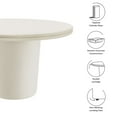 thumbnail image 2 of Modway 48 Pouces Brion 48 Brion Mobilier de Patio Extérieur Table à Manger, Blanc, 2 of 10