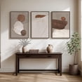 thumbnail image 4 of Neutral Singg Wall Art for Living Room, 3 Piece Modern Canvas Prints Paintings Artwork for Walls-Tan Beige Brown Minimalist Pictures for Living Room Hallway Bedroom Wall Decor, 4 of 6