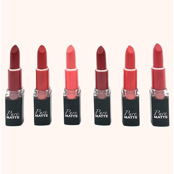 BR PURE MATTE LIPSTICK 6 Piece Set