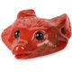 thumbnail image 3 of Red Jasper Crystal Fox Colgante 1.6 Pulgadas Fox Head Tallado a mano Collar de piedras preciosas Curación Estatua de cristal Animal Estatua coleccionable con caja de regalo, 3 of 4