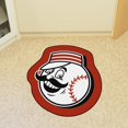 thumbnail image 1 of Cincinnati Reds Mascot Rug "Mr. Red Head" Logo, 1 of 2