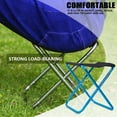 thumbnail image 4 of Taburetes plegables Greeniant para pesca al aire libre Tela Oxford 80 KG Azul, 4 of 6