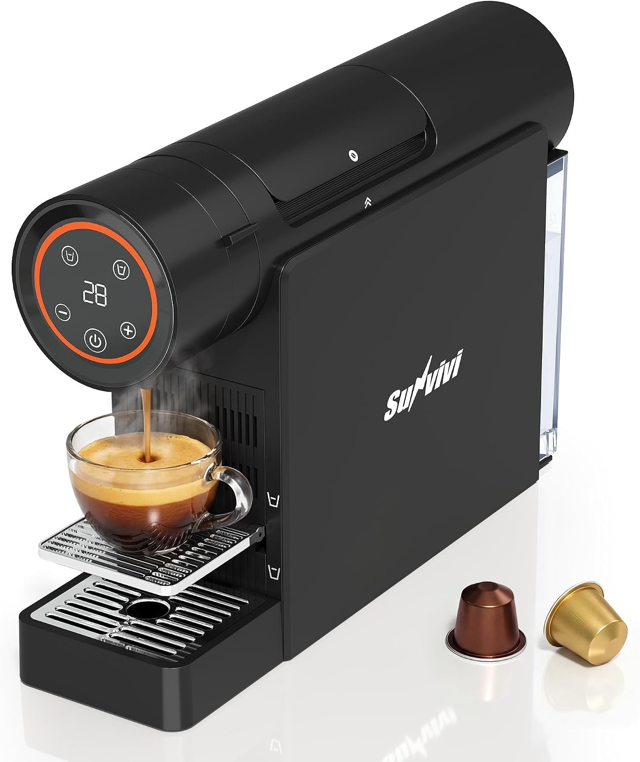 Wacaco Nanopresso Portable Espresso Maker, Compatible with Ground